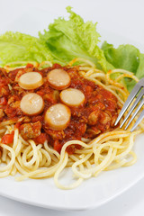 Spaghetti with Tomato Sauce