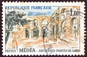 Poster Roman gates of Lodi at Algeria (France 1961) © Lefteris Papaulakis