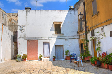 Fototapeta premium Alleyway. Mesagne. Puglia. Italy.