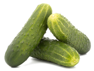cucumber isolated on white background