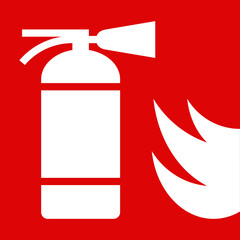Fire extinguisher sign