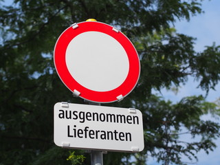 Ausgenommen Lieferanten