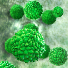 Norovirus - 3d Render