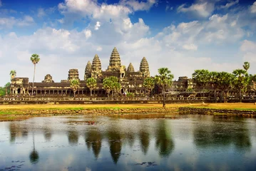 Zelfklevend Fotobehang Angkor temple © Joolyann