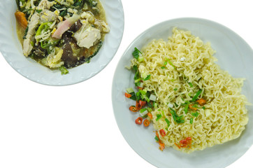 soup and noodles