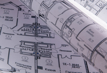 Architectural plans for the roll