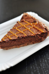 Schokoladen Karamell Tarte