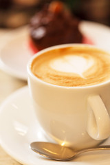cup of cappuccino