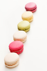 Tasty colorful macaroon