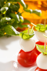 Tomato and mozzarella