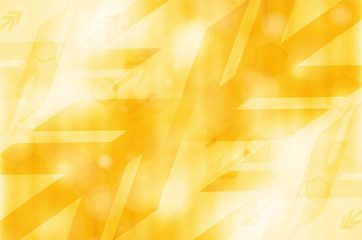 yellow abstract technology background.
