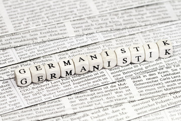 Obraz premium Germanistik