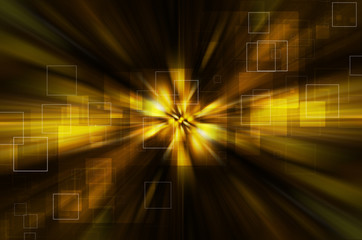 abstract yellow tech background