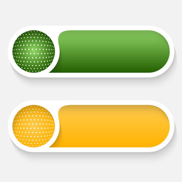vector abstract buttons