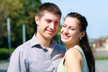 Fototapeta premium happy couple