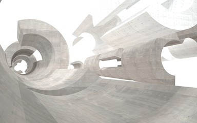 abstract background made ​​of concrete and wood elements