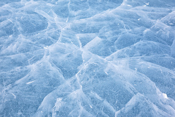 Baikal ice texture