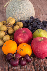 cherry and fruits