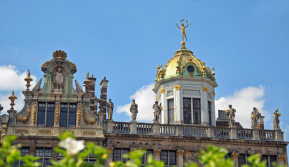 Guild houses on Grand Place in Brussels