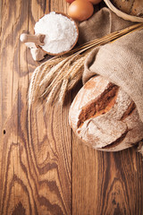 Traditional kitchen ingredients