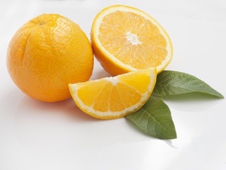 Orange and orange slice