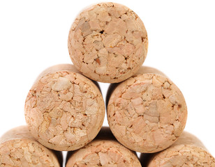 Close up of a champagne corks.