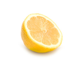 Slice of juicy lemon