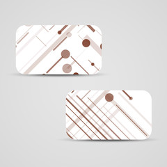 Vector business-card set for your design, circuit board
