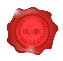exclusive wax seal illustration design