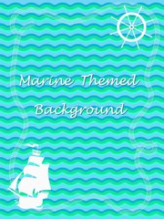Marine themed background
