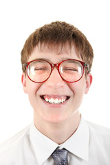 Happy and Funny Teenager portrait