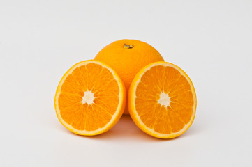 fresh Orange fruit close up