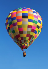 Naklejka premium Colorful Hot Air Balloon