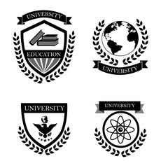 Naklejka premium university labels