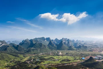 Fotobehang Guilin Hills landschap © chungking