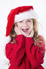 Überraschter Weihnachtsengel