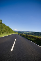 Fototapeta premium Open road and highway