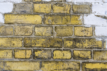 Old brick wall pattern closeup