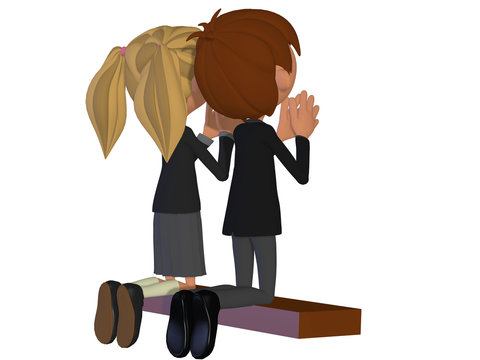 recommend clip art: Children praying
