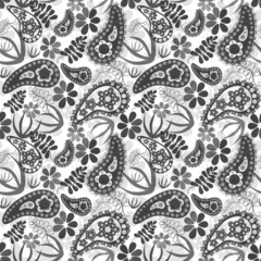 Naklejka premium Seamless floral pattern