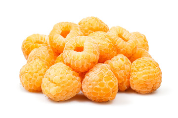 yellow raspberry heap