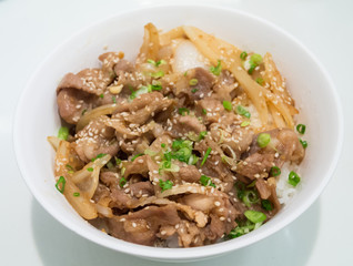 Japanese Pork With Rice
