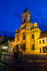 Fototapeta na wymiar Catholic medieval church in Brasov, Romania