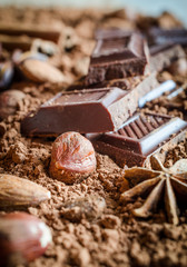 Chocolate still life