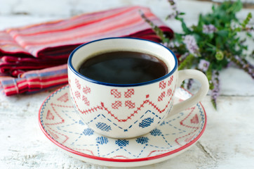A cup of coffee