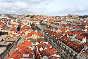 Fototapeta na wymiar Lisbon city center