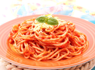 Nudeln mit Specksauce