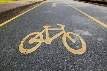Obraz premium Bicycle lane