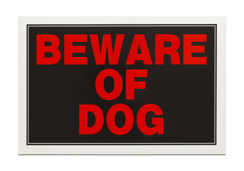 Beware of Dog Sign