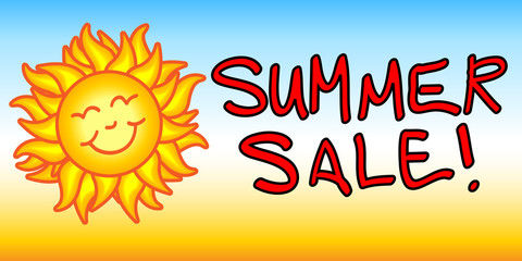 Summer sale banner